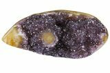 Amethyst Geode Section on Metal Stand - Uruguay #139842-5